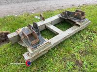 Euro to 3 point linkage adapter plate - 3