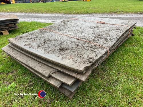 10 x 74inx47in rubber cow cubicle mats