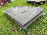 10 x 74inx47in rubber cow cubicle mats - 2