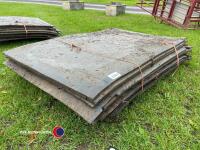 10 x 74inx47in rubber cow cubicle mats - 3