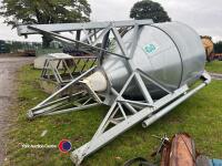 Galvanised freestanding corn feed bin - 2