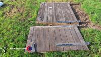 Pair of solid stable doors - 3