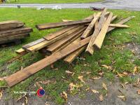 24 x fencing rails 12ft x 3.5in x 1.5in - 2