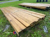 40 x 10ftx3in fencing rails