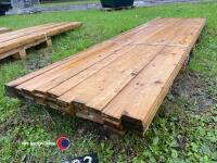 40 x 10ftx3in fencing rails - 2