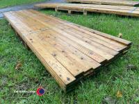 40 x 10ftx3in fencing rails - 3