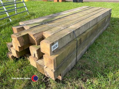 28 x 6ft x4x4 timber posts