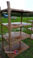Large metal shelving unit - 2