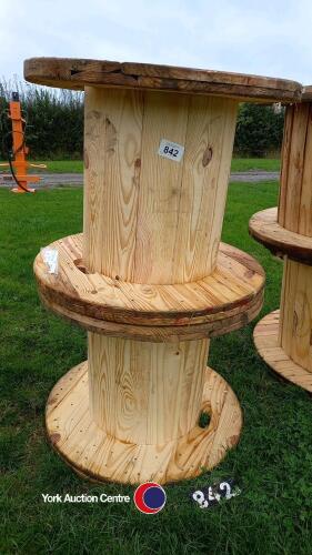 Wooden bobbin, ideal for garden furniture etc