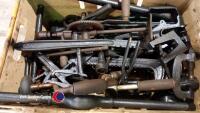 Box of vintage workshop tools - 2