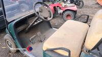 Ezgo battery golf buggy, key and charger in office - 4
