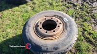 2x 8.25R15 low loader wheels - 2