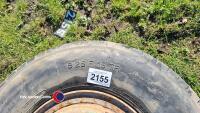 2x 8.25R15 low loader wheels - 3