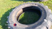 Firestone 460/85R38 (18.4R38) tyre, removed tubeless, holds air - 2