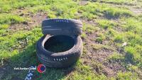 2 x 195/55R16 GT tyres, 5mm tread, good condition