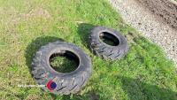 Pair of Maxxis Atv tyres 25x8x12