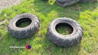 Pair of Maxxis Atv tyres 25x8x12 - 4