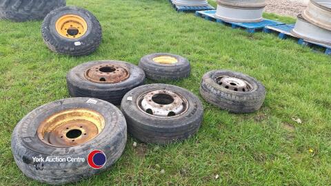 5 x Various tyres