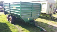 Fraser M96 10T grain trailer, as new