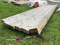 189” x 7” x 3” Timber