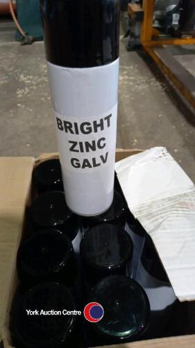 12 x cold galvanised spray