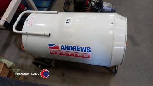 Garage gas heater