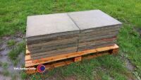 14 x 2ftx2ft concrete paving slabs