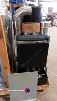 Unused Deville multi fuel heater, ex-military surplus stock, diesel/kerosene, 25ltr fuel tank, stainless steel flue, 11-16kw output, ideal for workshops or garages - 3