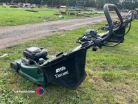 Atco Viscount 19 electric start S/P roller lawnmower comes with good battery and charger, gwo - 3
