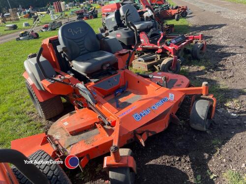 Husqavarna diesel zero turn ride on mower