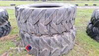 Pair 620/70R42 tyres