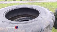 Pair 620/70R42 tyres - 2