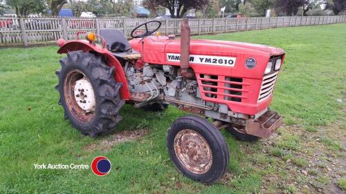 Yanmar YM2610 26 HP tractor, keys in office