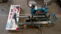 Clarke bench grinder, tile cutter and mitre saw - 2