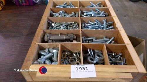 Box of new mixed bolts