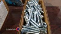 Box of new coach screws 8 x 80 - 2