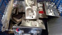 Set of silver sockets and switches - 4