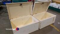 2 lockable boxes - ideal medical supplies - 2