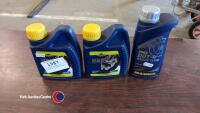 3 x new bottles of motorcycle brake fluid