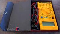 Metrex digital multimeter in case - 2