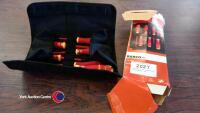 New Bahco x7 electrical screwdriver set