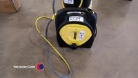 Parkside PHD 150 B2 pressure washer with instructions, gwo, and Karcher 5M Compact hose reel - 2