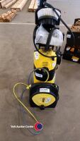 Parkside PHD 150 B2 pressure washer with instructions, gwo, and Karcher 5M Compact hose reel - 3