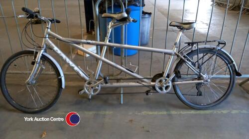 Dawes Tandem Duet, 26' wheels, frame 20' front and 14' back