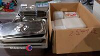 Large quantity of stainless steel commercial catering equipment