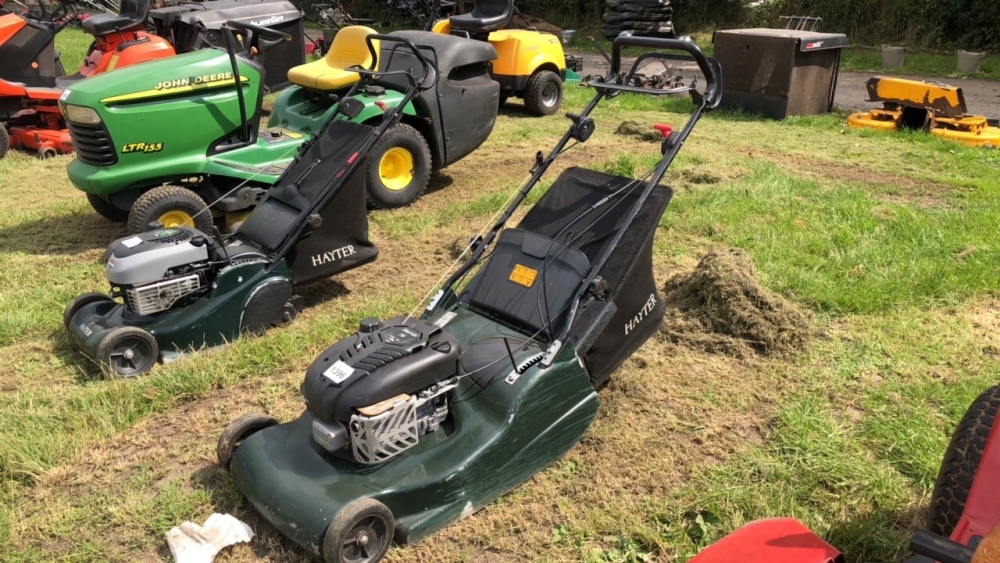 Used hayter best sale mowers for sale