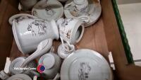 Box of Japanese lithophane tea service - 3