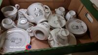 Box of Japanese lithophane tea service - 4