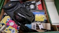 2 x boxes of bric a brac including digital camera and binoculars - 6