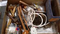 2 x box of garage and woodworking tools including chisels - 2